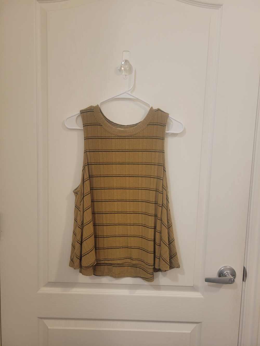 By Together Tan Striped Swing Tank